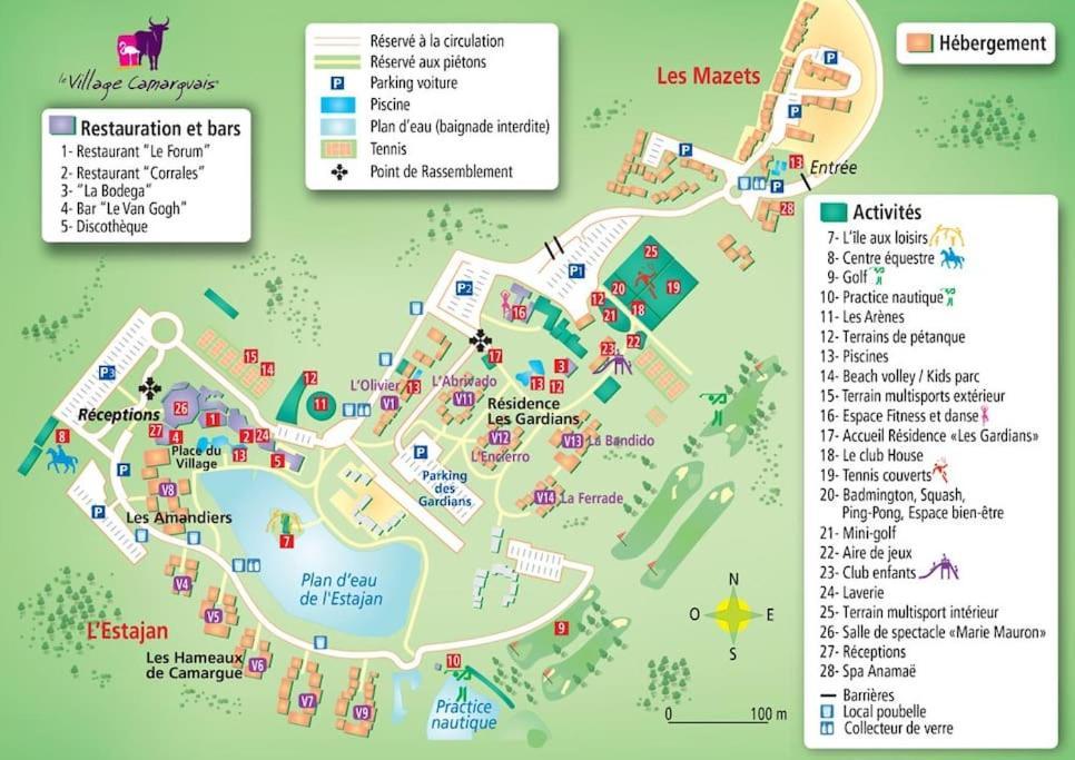 Le Village Camarguais Pour 4 Avec Piscine Et Animations, Ideal Famille Appartement Arles