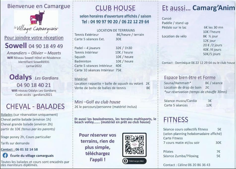 Appartement Le Village Camarguais Pour 4 Avec Piscine Et Animations, Ideal Famille Arles